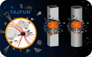 JAKS Rotačný set na čistenie komína 2 hlavice Tajfun Dĺžka: 6 m