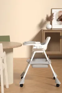 JAKS Detská jedálenská stolička Farebné varianty: šedá