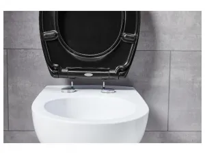 Livarno home WC doska (čierna)