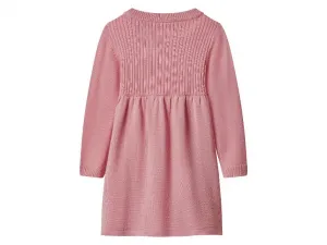 lupilu® Dievčenské pletené šaty s merino vlnou Premium