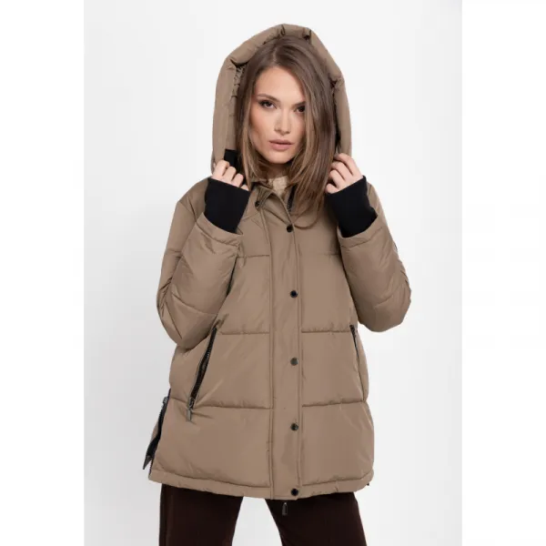 Dámska bunda VOLCANO J-BLIS-102-BEIGE