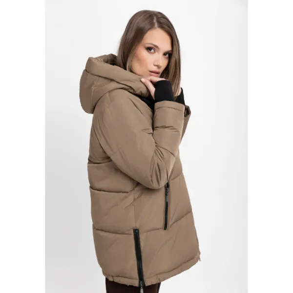 Dámska bunda VOLCANO J-BLIS-102-BEIGE