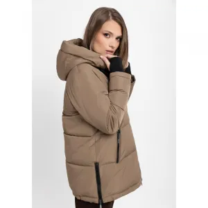 Dámska bunda VOLCANO J-BLIS-102-BEIGE