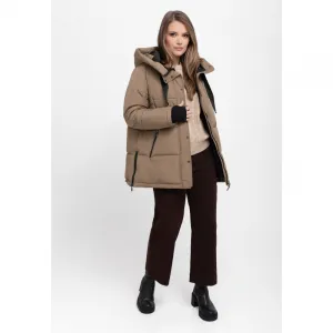 Dámska bunda VOLCANO J-BLIS-102-BEIGE