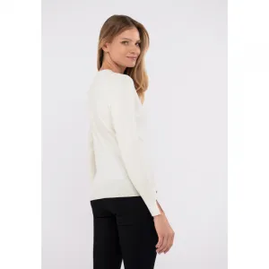 Dámsky sveter VOLCANO S-NELI-101-CREAM