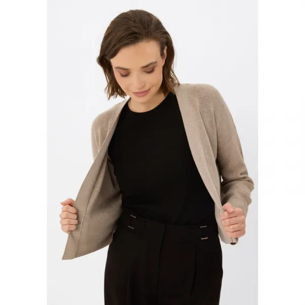Dámsky sveter VOLCANO S-MIGA-102M-BEIGE MEL