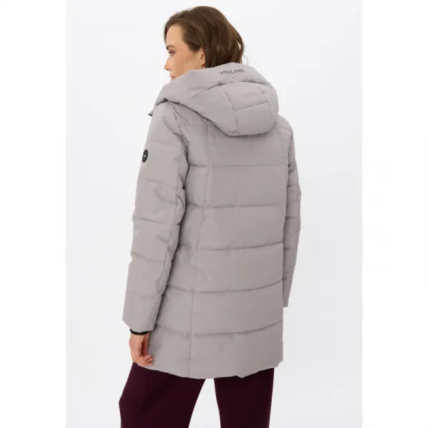 Dámska bunda VOLCANO J-LIVIA-102-BEIGE