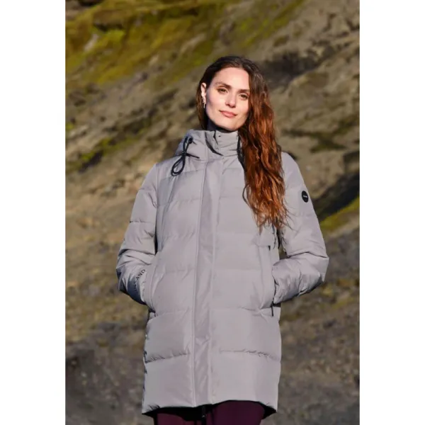 Dámska bunda VOLCANO J-LIVIA-102-BEIGE