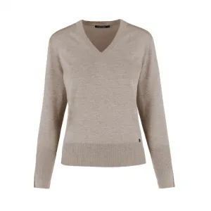Dámsky sveter VOLCANO S-NELI-102M-BEIGE MEL