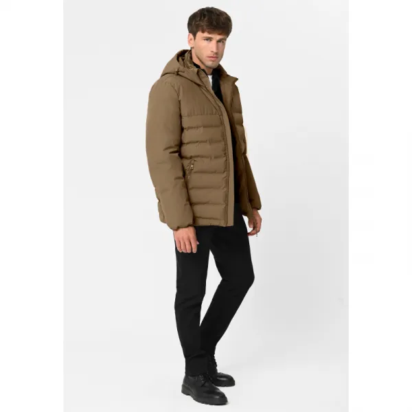 Pánska bunda VOLCANO J-GAWIR-102-BEIGE