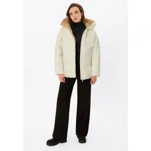 Dámska bunda VOLCANO J-LAVEO-101-CREAM