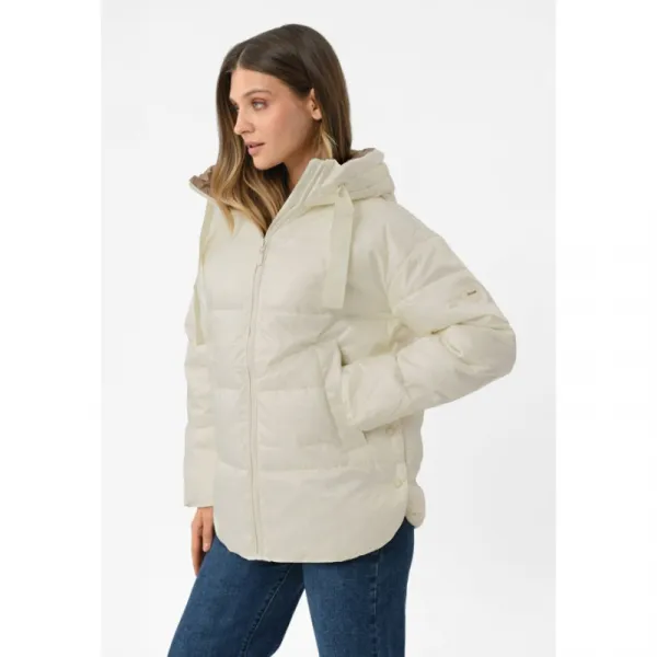 Dámska bunda VOLCANO J-LAVEO-101-CREAM