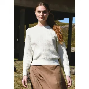 Dámsky sveter VOLCANO S-KAMA 101M-CREAM MEL