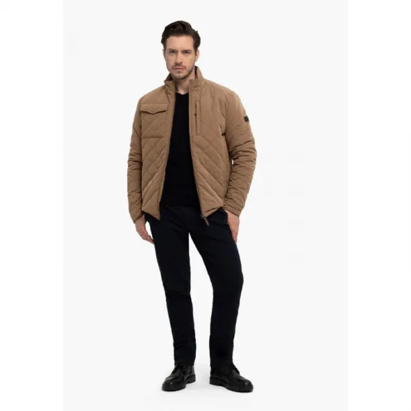 Pánska bunda VOLCANO J-STONY -102-BEIGE