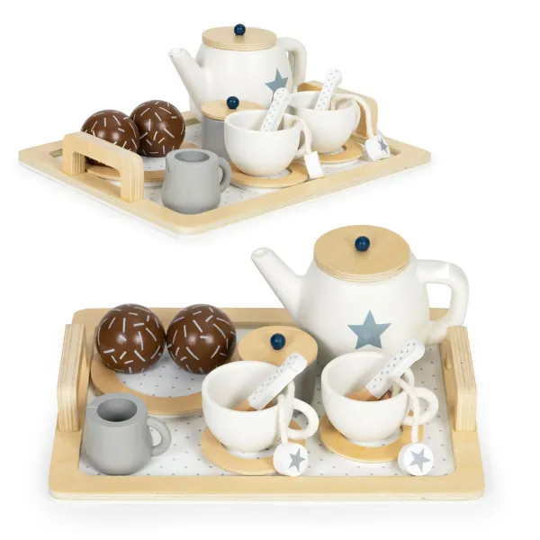 Dětská čajová sada TEA ECOTOYS 17 ks vícebarevná