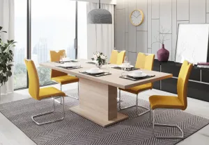 Vivaldi Jedálenský rozkladací stôl Giant 160/200 cm dub sonoma
