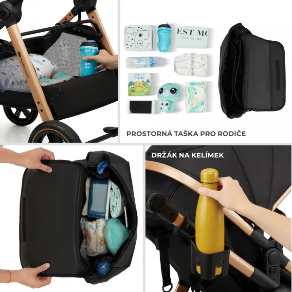 Kočík Kinderkraft Esme Pro 3v1 Farba: Moonlight Grey