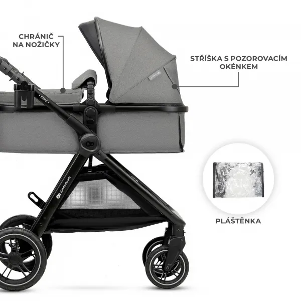 Kočík Kinderkraft Esme Pro 3v1 Farba: Moonlight Grey