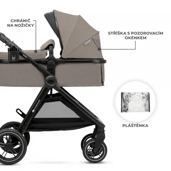 Kočík Kinderkraft Esme Pro 3v1 Farba: Moonlight Grey