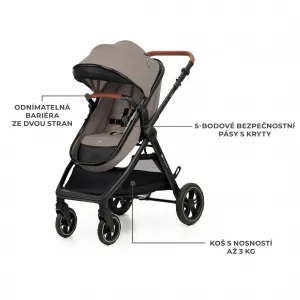 Kočík Kinderkraft Esme Pro 3v1 Farba: Moonlight Grey