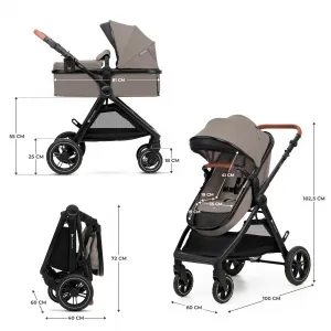 Kočík Kinderkraft Esme Pro 3v1 Farba: Moonlight Grey