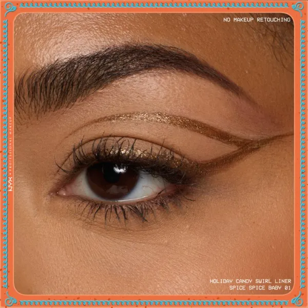 NYX Professional Makeup Gingerbaddie Land Candy Swirl ceruzka na oči odtieň 01 Spice Spice Baby 1 ks
