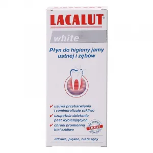Lacalut White ústna voda s bieliacim účinkom 300 ml
