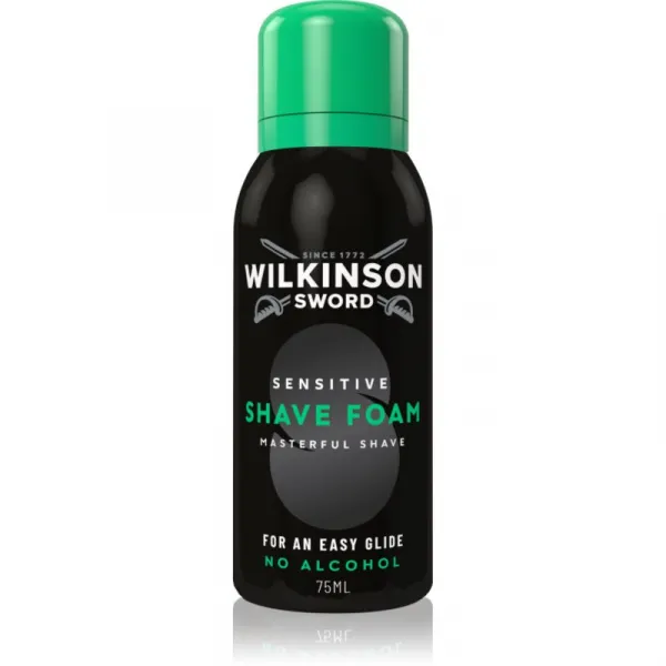 Wilkinson Sword Sensitive Shave Foam pena na holenie pre mužov 75 ml