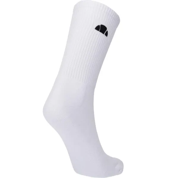 ELLESSE ALACRE CREW 3 PACKS Vysoké ponožky, biela, veľkosť 37-42
