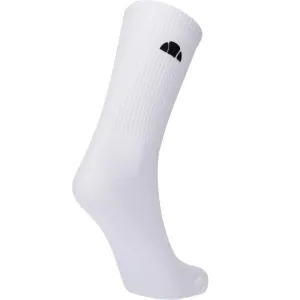 ELLESSE ALACRE CREW 3 PACKS Vysoké ponožky, biela, veľkosť 37-42