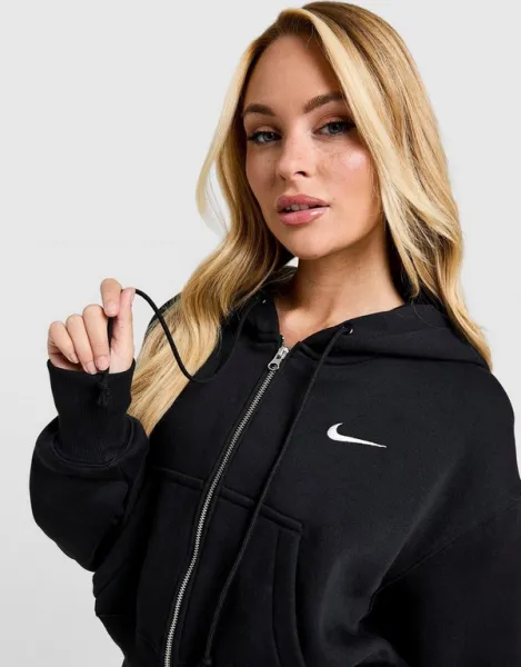 Nike Mikina S Kapucňou   W Nsw Phnx Flc Crp
