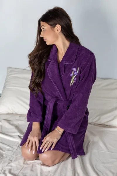 Soft Cotton Luxusný dámsky župan + uterák LILLY v darčekovom balení