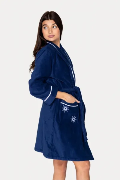 Soft Cotton Dámsky krátky župan MARINE LADY