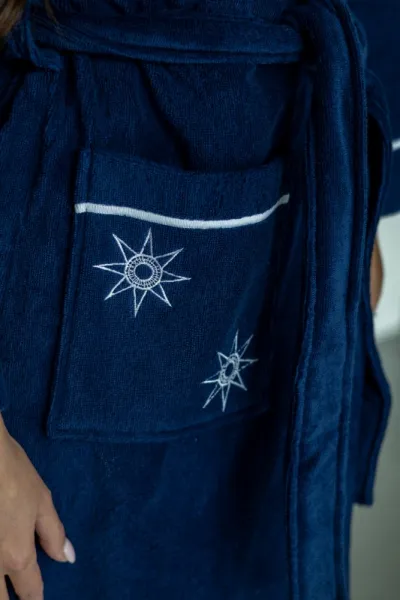 Soft Cotton Dámsky krátky župan MARINE LADY