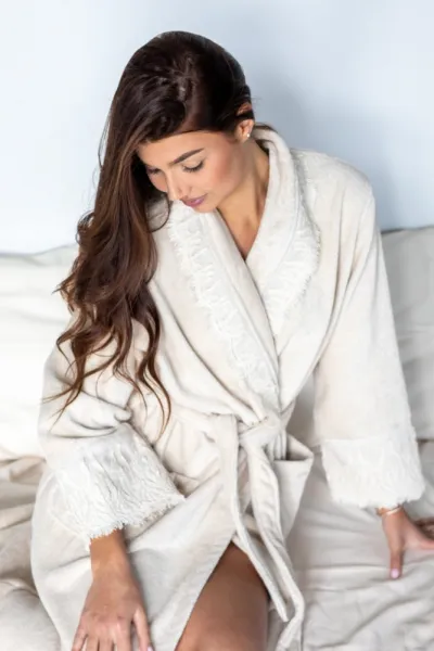Soft Cotton Darčekové balenie županu, uteráku a osušky MAYA