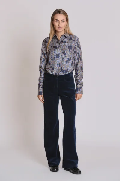 Košeľa Aspesi Camicia Blu/Marrone
