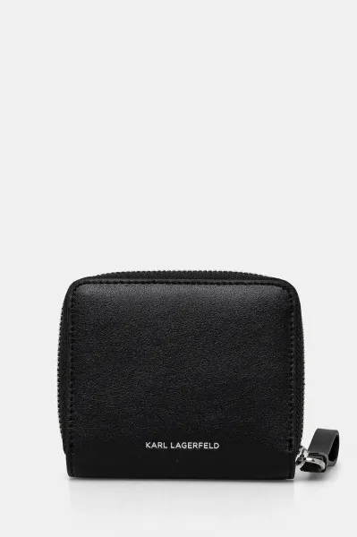Peňaženka Karl Lagerfeld K/Circle Md Zip Bifold Wallet Black