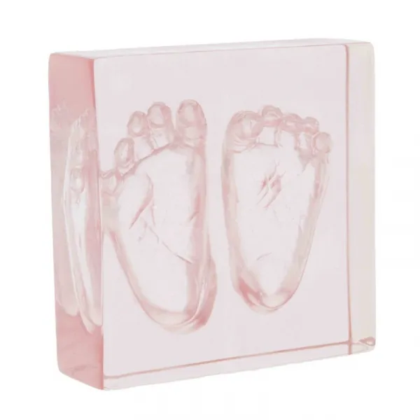 Dooky Crystal Memories DeLuxe 3D Frame Handprint & Footprint sada na odtlačok bábätka 1 ks
