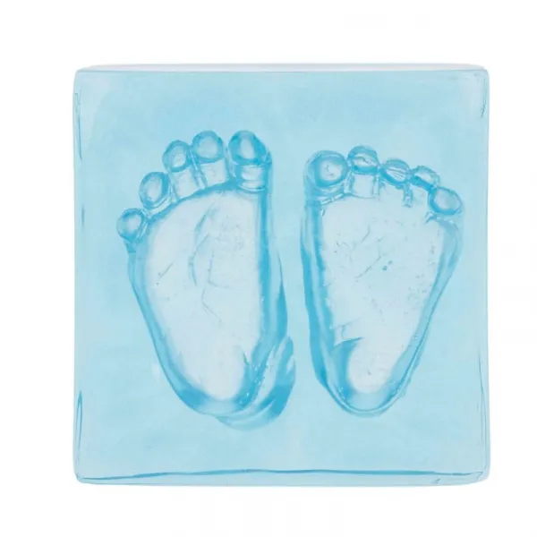 Dooky Crystal Memories DeLuxe 3D Frame Handprint & Footprint sada na odtlačok bábätka 1 ks