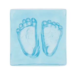Dooky Crystal Memories DeLuxe 3D Frame Handprint & Footprint sada na odtlačok bábätka 1 ks