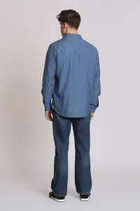 Košeľa Aspesi Camicia Sedici Denim Medio