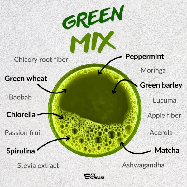 FitStream Superfood GREEN mix (100g)