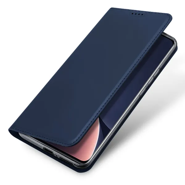 Dux Ducis Skin Pro knižkové kožené puzdro na Xiaomi 13 Pro, modré