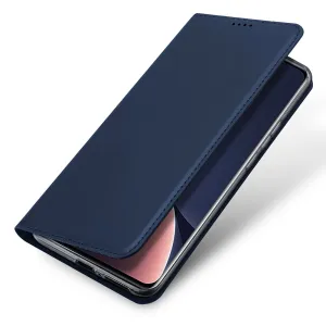 Dux Ducis Skin Pro knižkové kožené puzdro na Xiaomi 13 Pro, modré
