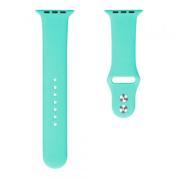 BStrap Soft Silicone remienok na Apple Watch 38/40/41mm, Mint Green (SAP008C06)