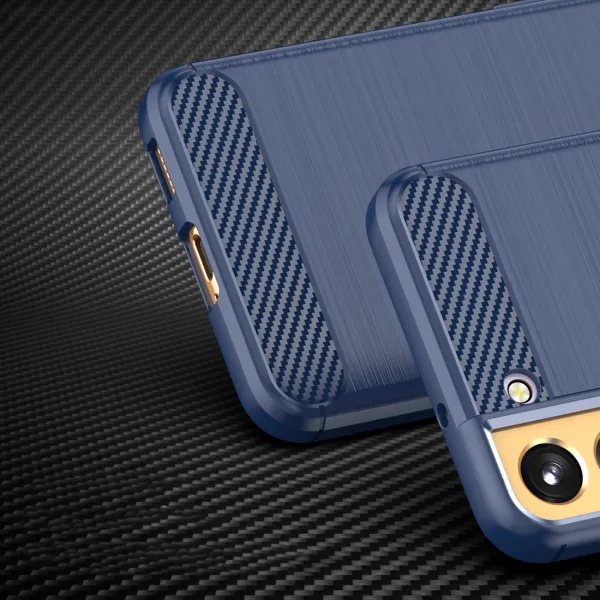 MG Carbon silikónový kryt na Samsung Galaxy S23, modrý