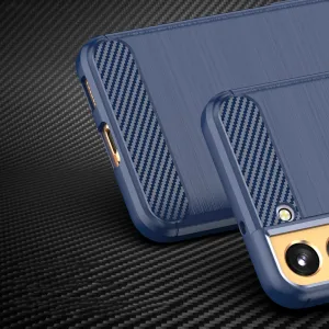 MG Carbon silikónový kryt na Samsung Galaxy S23, modrý