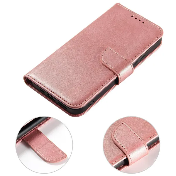 MG Magnet knižkové puzdro na Xiaomi Redmi Note 12, ružové