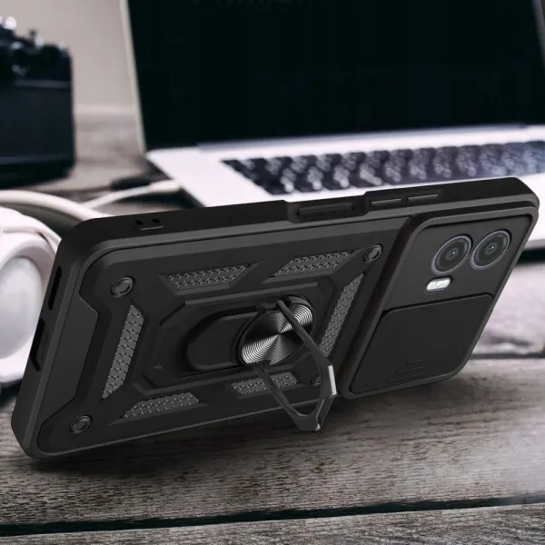 Nillkin CamShield kryt na Motorola Moto G73 5G, čierny