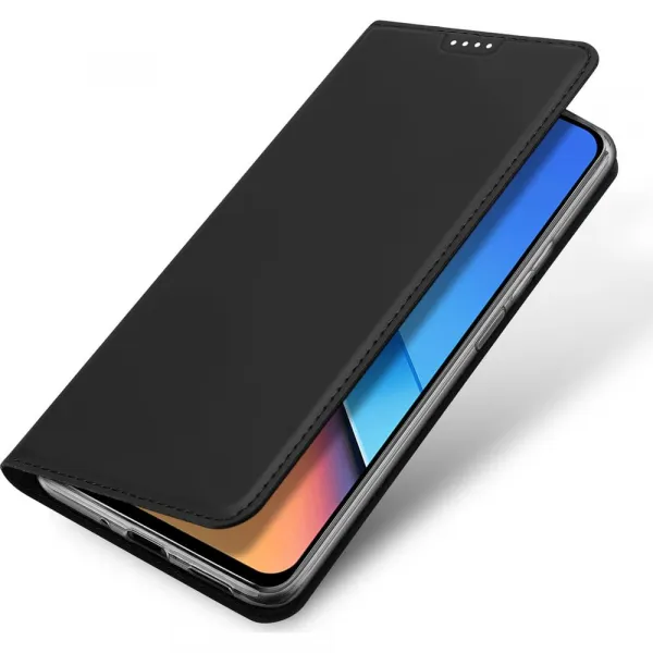 Dux Ducis Skin Pro knižkové puzdro na Xiaomi Poco M6 Pro 5G / Redmi 12 / 12R, čierne